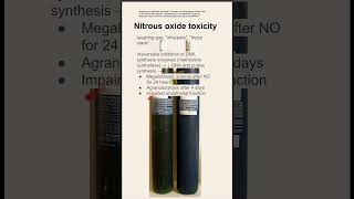 Nitrous oxide toxicity [upl. by Aicilram]