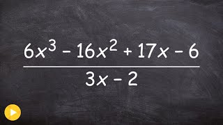 Dividing polynomials using synthetic division [upl. by Ahsam]