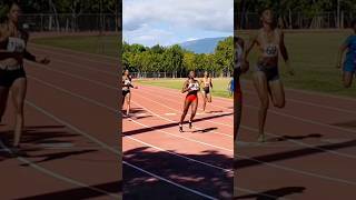 Atletismo femenino en los 150 metros en Barahona RD con miras a los Juegos Olímpicos 2024 Francia [upl. by Eimilb]