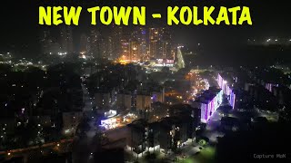 Newtown Kolkata Drone View  Night Drone View with DJI Mini 3 Pro [upl. by Aulea345]