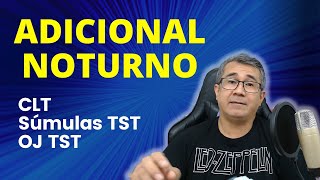 ADICIONAL NOTURNO  LEGISLAÇÃO E CÁLCULO HORA NOTURNA REDUZIDA [upl. by Williamson925]