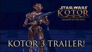 Star Wars KOTOR 3 Series  TRAILER Revan vs The Exile [upl. by Fu]