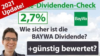 Dividende 24 Jahre nicht gesenkt BayWa Aktienanalyse Wie sicher ist die Dividende Jetzt günstig [upl. by Yra]