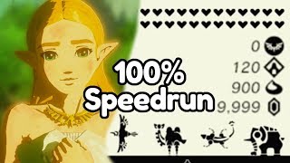 I was the 5th person to finish a Zelda Breath of the Wild 100 Speedrun 44 [upl. by Darrick]