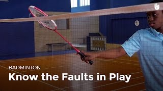 Faults in play  Badminton [upl. by Marcellus]