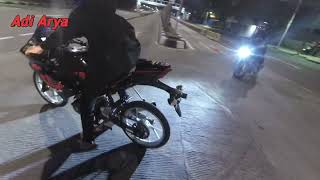 vlog19 TES BALAP DRAG GSX 150R VS NINJA 250SL MONO GUNSA RACE WAY [upl. by Aseela]