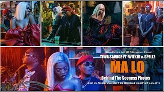 Tiwa Savage Ft Wizkid amp Spellz  Ma Lo Behind The Scenes Photos [upl. by Yelssew]