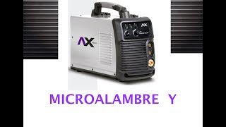 INVERSOR DE MICROALAMBRE AXTEM 180PV [upl. by Anida320]