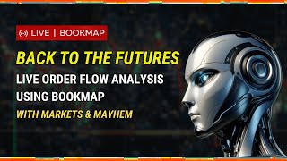 Back to the Futures with Markets amp Mayhem Live Orderflow Analysis of Stocks amp Futures using Bookmap [upl. by Neenwahs]