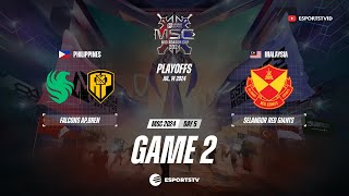 Falcons AP Bren vs Selangor Red Giants GAME 2 GRAND FINAL MSC 2024  SRG VS FCAP ESPORTSTV [upl. by Kania]