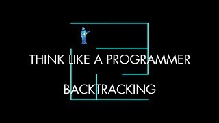 Backtracking Think Like a Programmer [upl. by Adnylg]