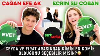 Çağan Efe Ak ve Ecrin Su Çoban Sırt Sırta’da Birbirlerini stalklıyorlar mı [upl. by Cirdla]