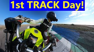 First TRACK Day on a Yamaha MT03 [upl. by Brittan494]