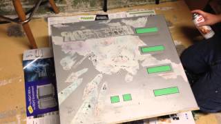 Sealing a Pinball Backglass with Krylon Triple Thick [upl. by Lekym989]