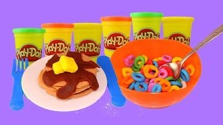 AllToyCollector VS DisneyCarToys Play Doh Breakfast Cereal DIY [upl. by Wayne]