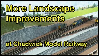 More landscape improvements at Chadwick Model Railway  136 [upl. by Inga]