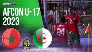 Morocco vs Algeria  AFCON U17 HIGHLIGHTS  05102023  beIN SPORTS USA [upl. by Annairam]