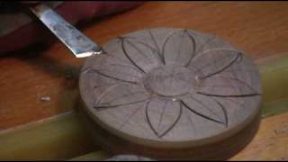 A Simple Carved Rosette [upl. by Inanuah]