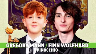 Finn Wolfhard amp Gregory Mann Talk Guillermo del Toros Pinocchio and Difficult Aspects of VoiceOver [upl. by Aliekat]