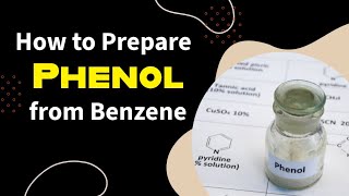 How to prepare phenol from Benzene  Class 12 ncert organic [upl. by Uwkuhceki328]