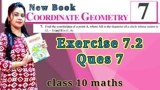 ex 72 Q 7 l ch 7 l coordinate geometry l class 10 maths l Ncert [upl. by Deach]