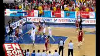 2009 Avrupa Basketbol Şampiyonası Türkiye 69  64 Sirbistan Karşılaşması Heyecan dolu son [upl. by Ariamoy]