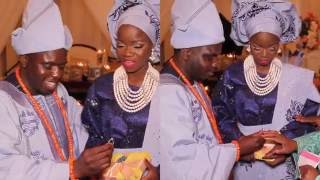 DAMI amp WALE  TRADITIONAL WEDDING  NIGERIAN WEDDING 2016 [upl. by Aciretahs]