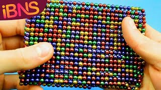 Playing with 1000 mini magnetic balls pt 2 ASMR with 1000 oddly satisfying buckyballs [upl. by Learsiy]