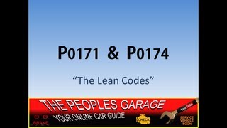 How to Diagnose Codes P0171 amp P0174  Lean Bank 1 amp 2 [upl. by Nevuer861]