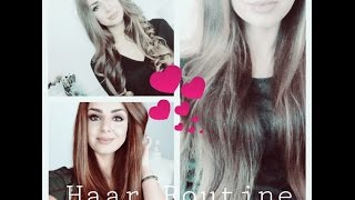 Haarroutine für lange Haare I mit Juliabeautx ♥ [upl. by Macario]