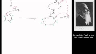 The Beckmann rearrangement Reaction mechanism chemistry tutorial [upl. by Paulsen]