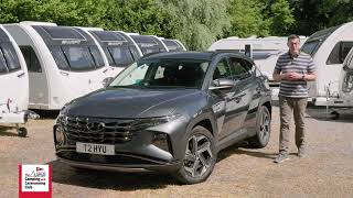 2022 Hyundai Tucson plugin hybrid tow car review Camping amp Caravanning [upl. by Nnahoj]