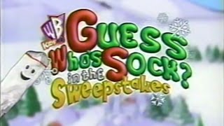 Kids WB 2004  Holiday Guess Whos In The Sock Sweepstakes Reveal Blue Eyes [upl. by Barby]