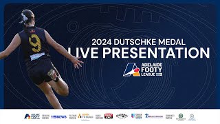 2024 Dutschke Medal Presentation  Adelaide Footy League [upl. by Iluj177]