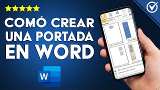 Cómo crear una carátula o portada en WORD personalizada – Tus mejores diseños [upl. by Publia559]