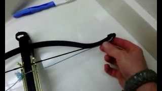 How to string a pistol crossbow with one hand [upl. by Adrien]