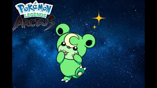 Pokemon Legends Arceus  Massive Mass Outbreak SHINY TEDDIURSA [upl. by Cohby]