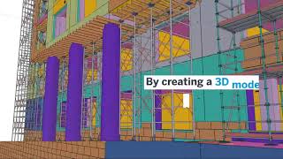 Tekla Structures  Scaffolding Tools Extension from Tekla Warehouse [upl. by Jauch144]