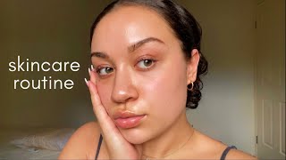 MY MORNING SKINCARE ROUTINE for clear glowing skin  GabbydB [upl. by Eynahpets]