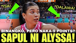 Alyssa Valdez NakaSAPUL BINANGKO pero Naka 9 POINTS NAGBABALIK ang PHENOM  PVL 2024 [upl. by Acenom373]