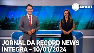 Jornal da Record News  10012024 [upl. by Ruperta129]