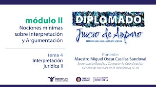 Jueves 24 de febrero de 2022 Diplomado quotJuicio de Amparoquot edición 2022 Módulo II [upl. by Hanej26]