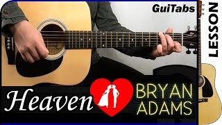 Heaven Bryan Adams guitar lesson  wwwtamsguitarcom [upl. by Olympia]