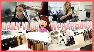 DAILY VLOG ♡ Utan löshår och ny hårfärg [upl. by Hengel]