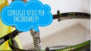 CONSIGLI UTILI PER INCORDARE LA RACCHETTA🎾✅ amazing racchette racket sports tennis strings [upl. by Freya]