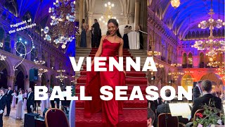 Vienna ball season 2023 Pageant of the debutants and first experience vlog [upl. by Aehtla]