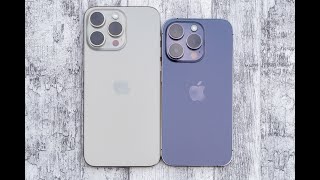 IPHONE 15 PRO MAX VS IPHONE 14 PRO [upl. by Mikel]