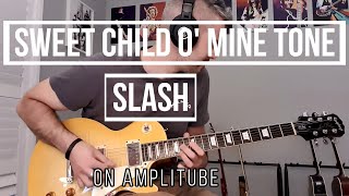 Slash quotSweet Child O Minequot Tone Settings on Amplitube [upl. by Saretta]