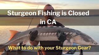 Sturgeon Fishing is Closed in CA  What to do with your Gear [upl. by Freda]