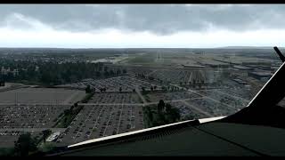 XPlane 11  A320  Ortho4XP  Landing at London Gatwick Airport  Cockpit View [upl. by Niac163]